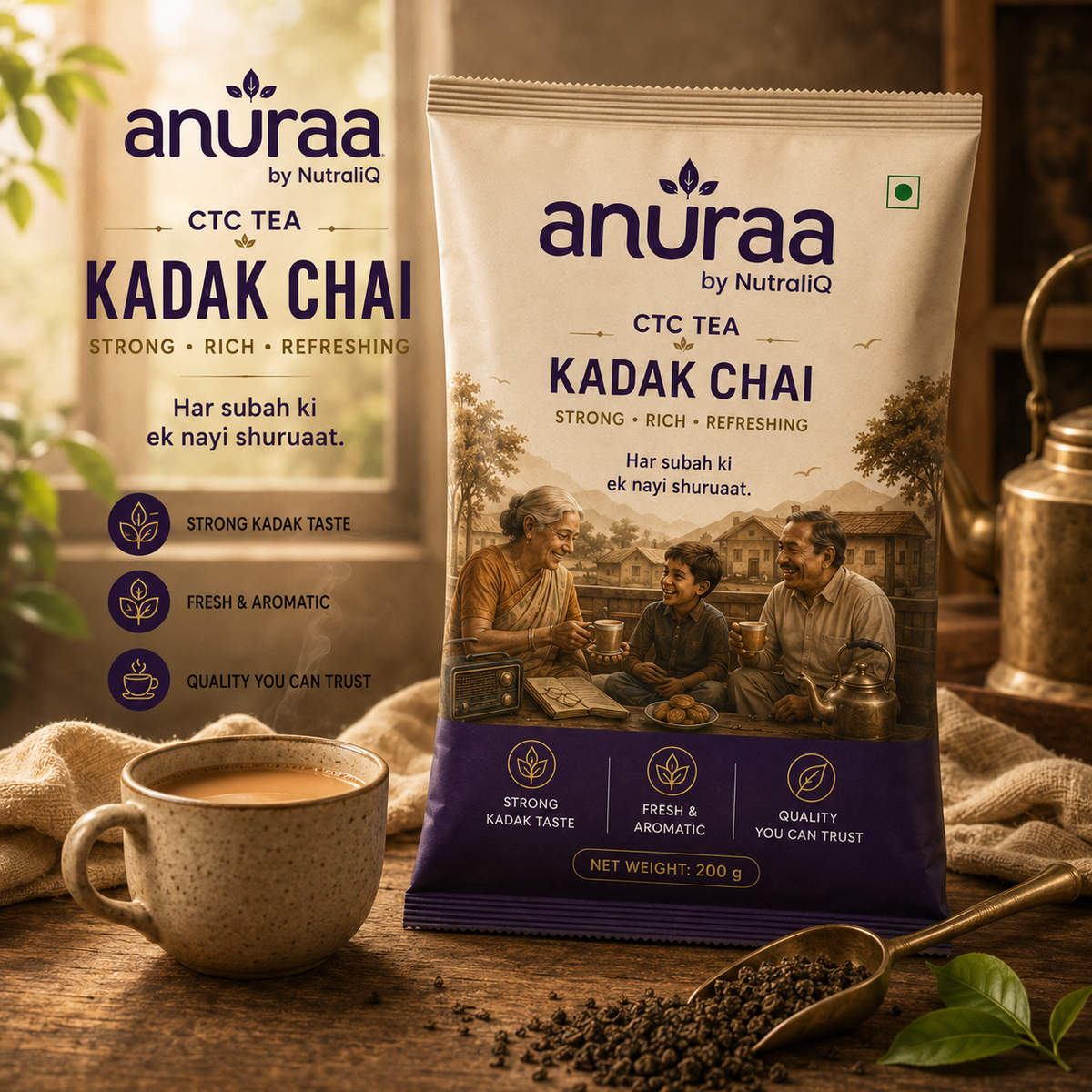 CTC Tea — Kadak Chai
